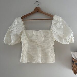 Reformation cotton bridal top